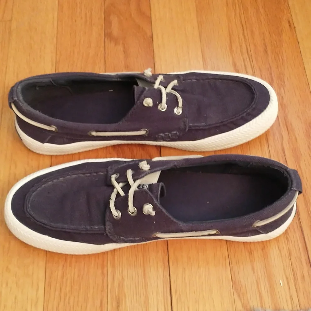 Sperry canvas‎ boat shoes